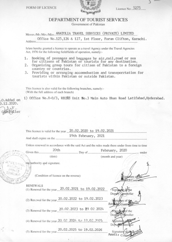 Karachi Dts Licence